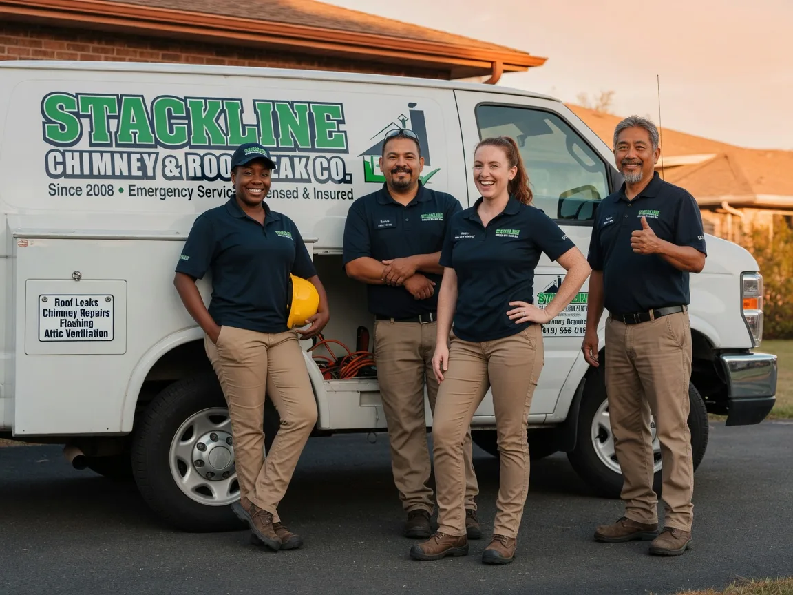Chimney flashing repair company in Columbus, AR